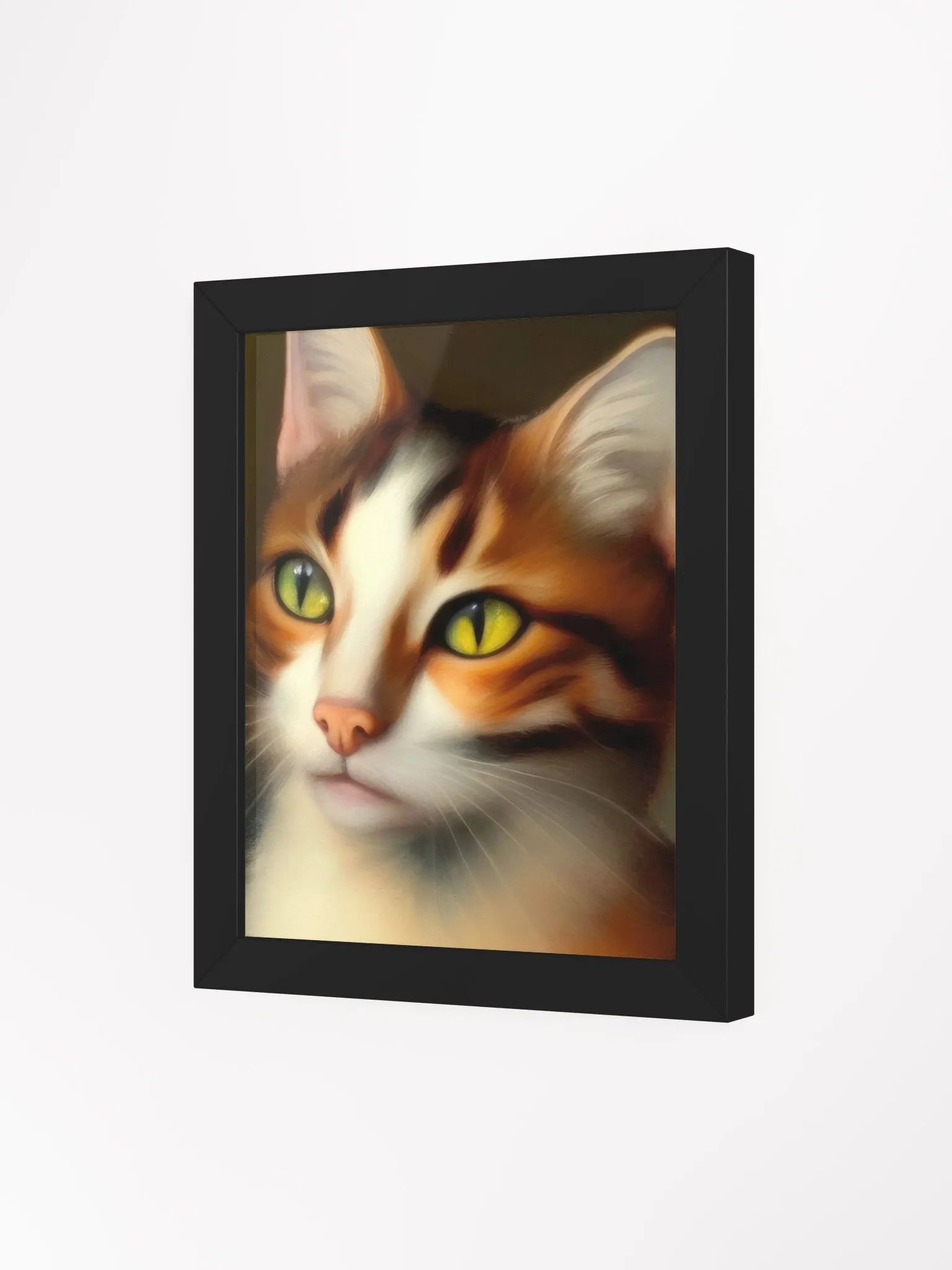 Cat Portrait - Framed Matte Cat Poster product image (31)