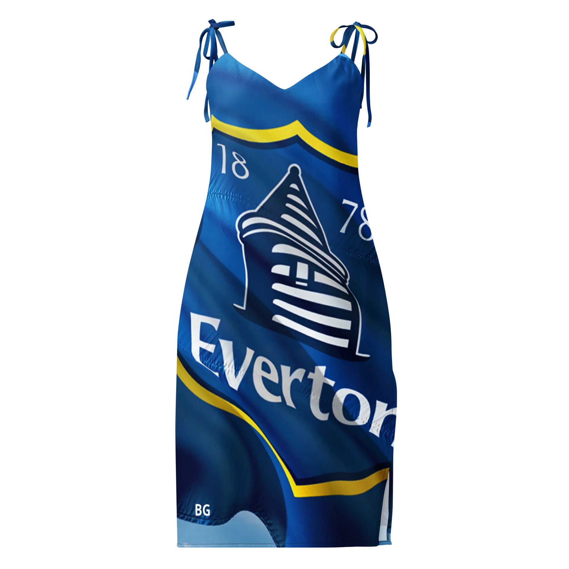 'The Spirit of Everton' All-Over Print Slip Dress product image (1)