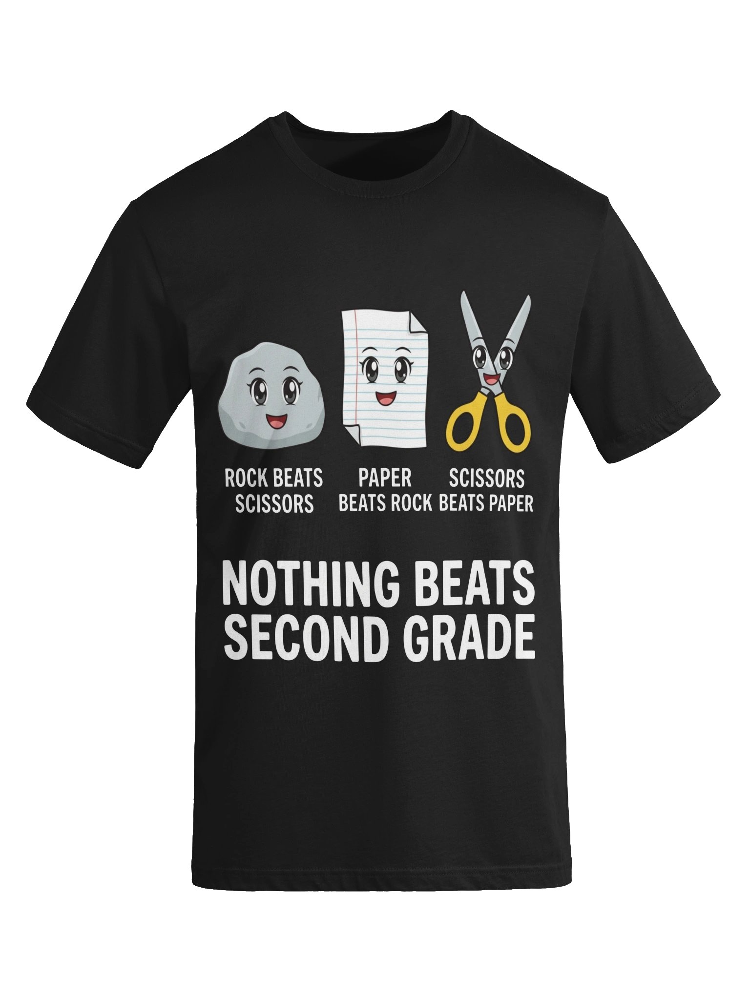 Nothing Beats Second Grade Rock Paper Scissors Tee product image (13)