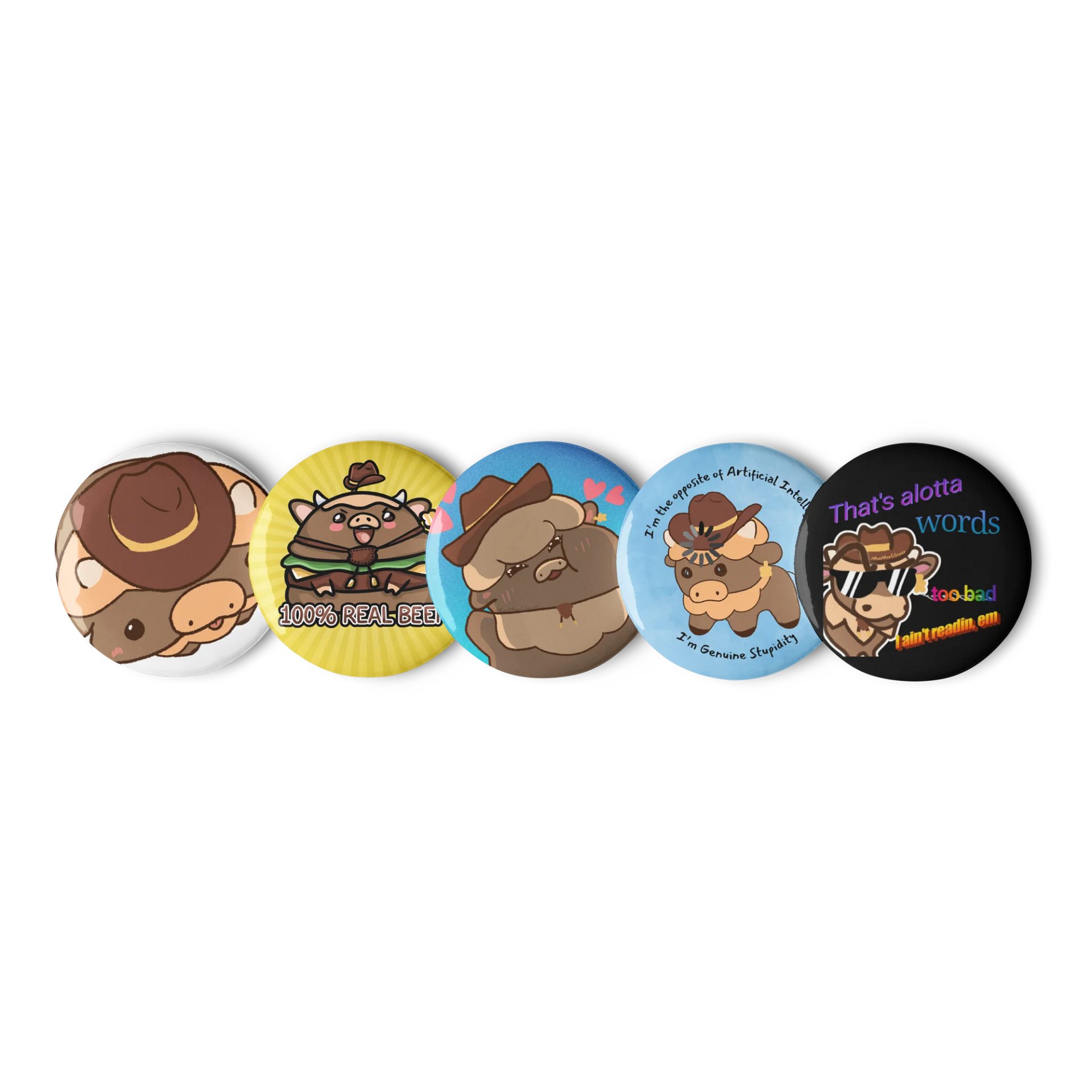 Silly Cow Pin Set product image (1)