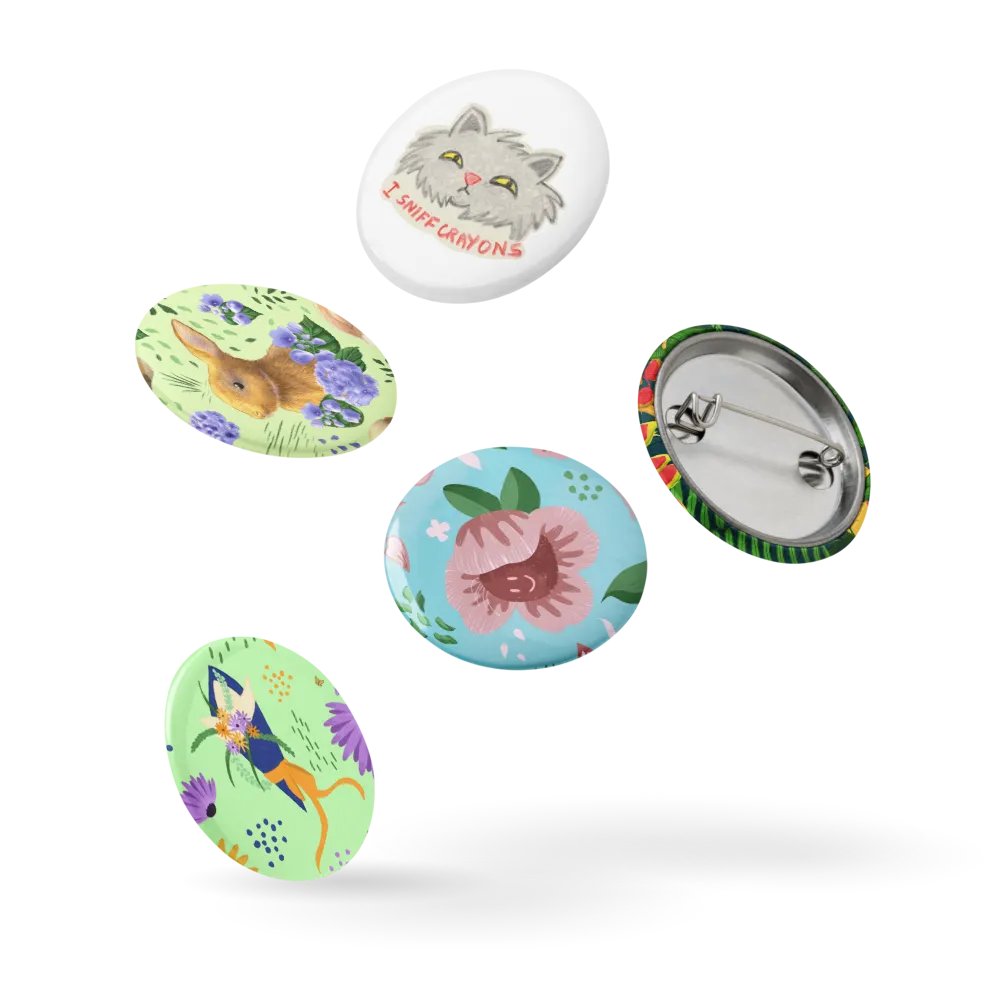 Squibble Design Art Pin Badge Set product image (6)