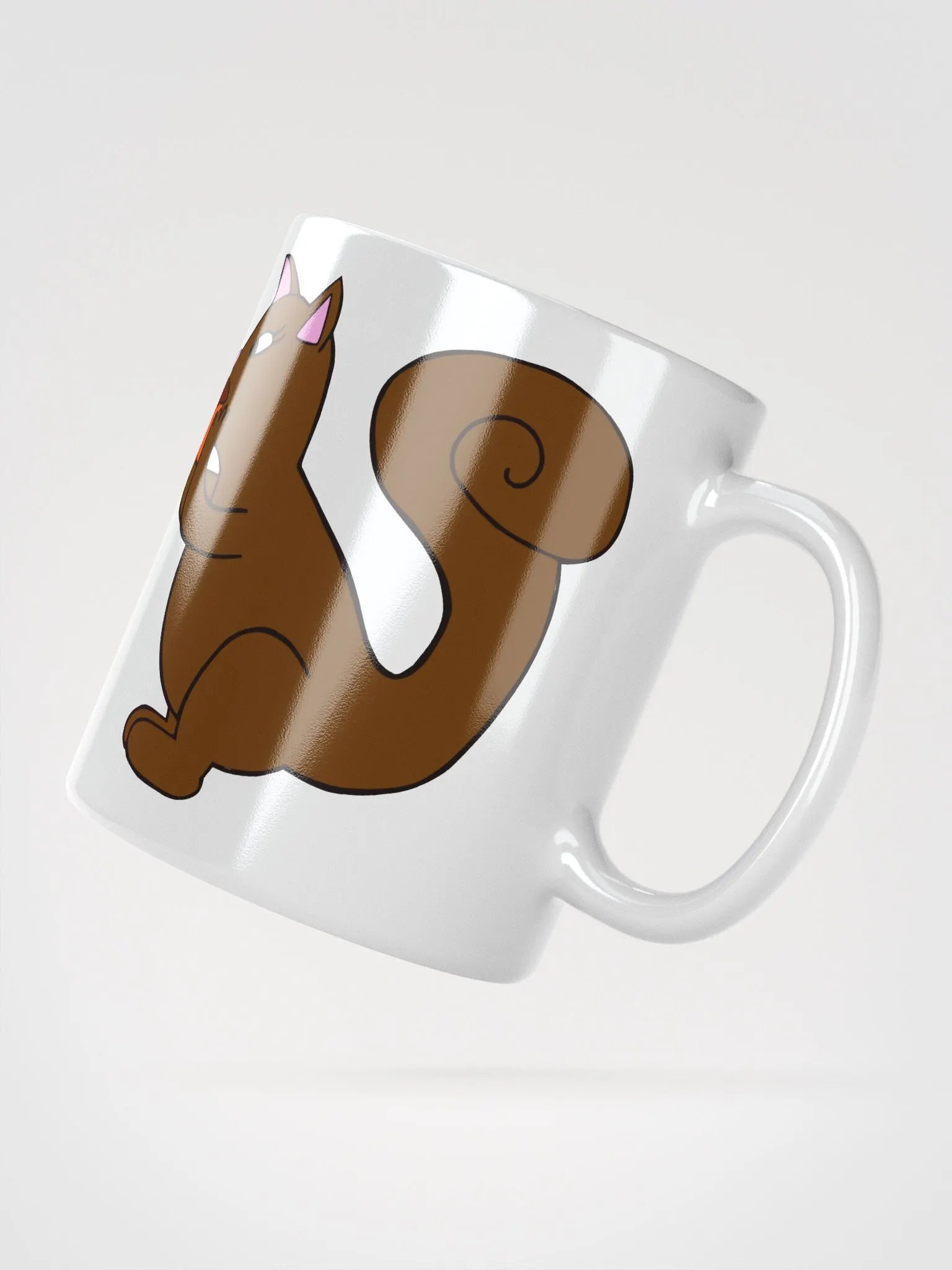 Squirrelly Delight White Glossy Mug product image (2)