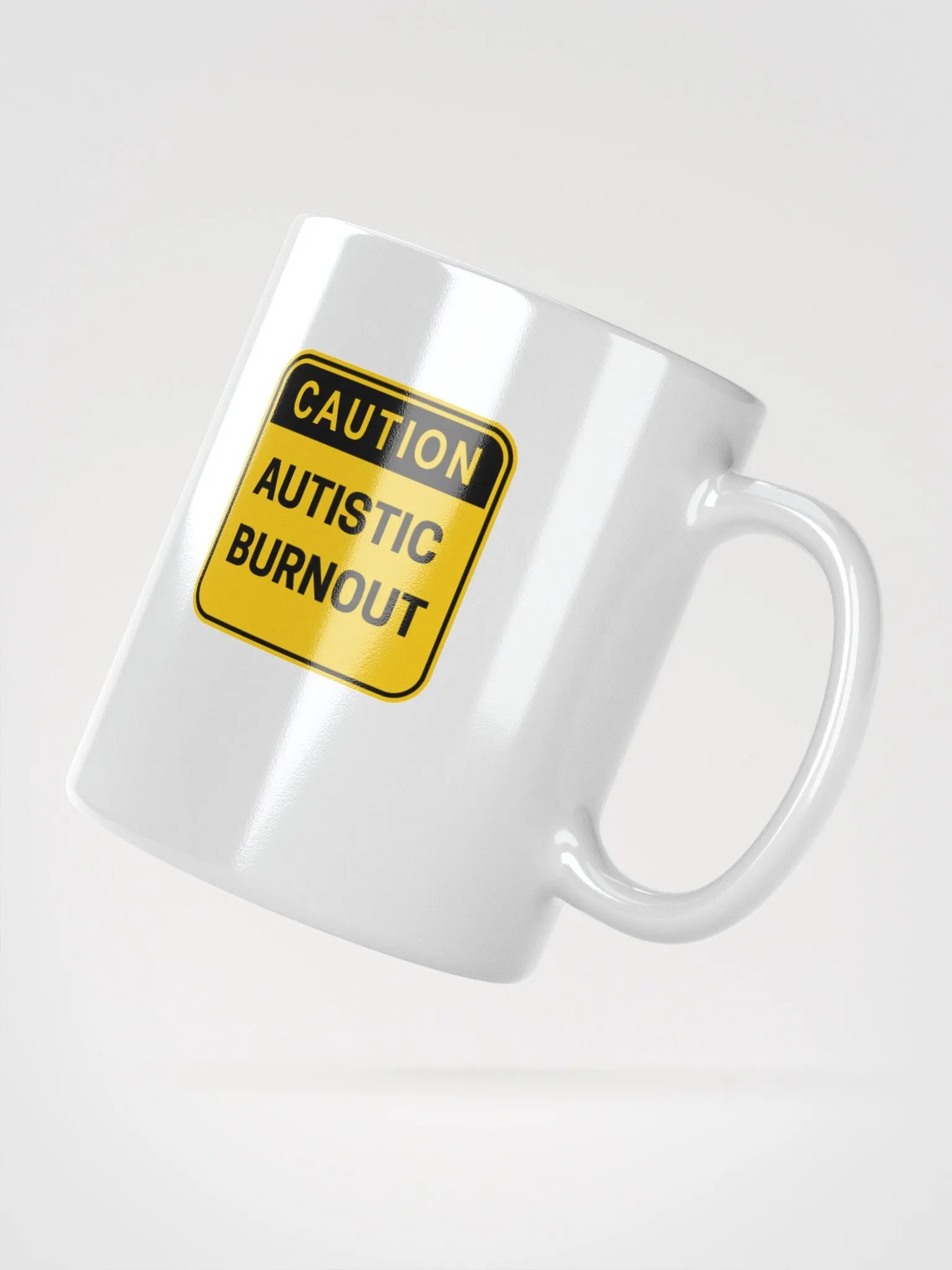 CAUTION: ASD BURNOUT Ceramic Mug product image (3)