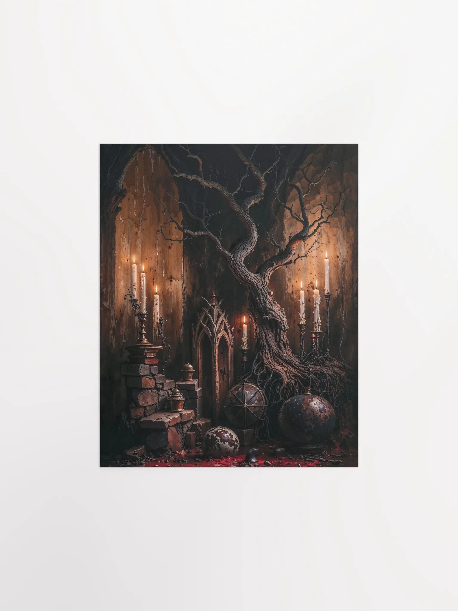 Mystical Tree Room Matte Poster product image (4)