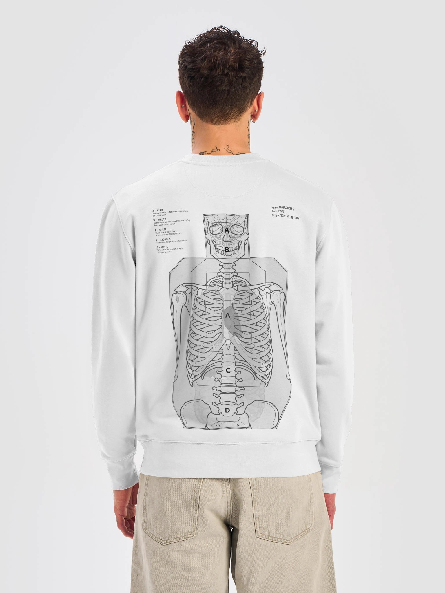 POLYGON Sweatshirt - White product image (3)