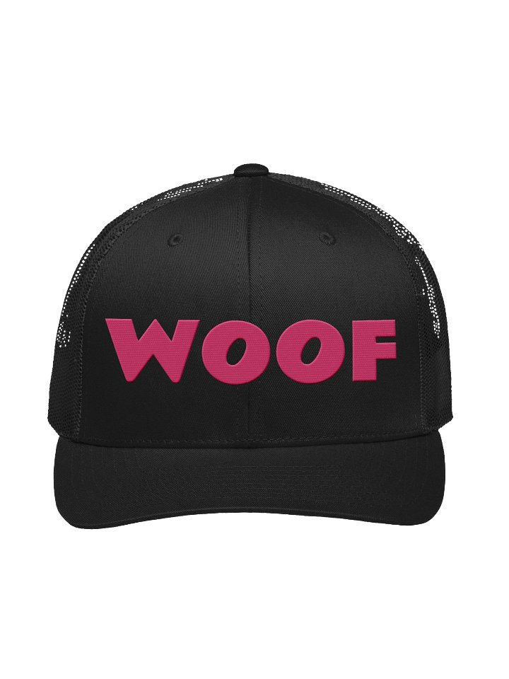 Embroidered WOOF Hat - Pink Thread Collection product image (1)