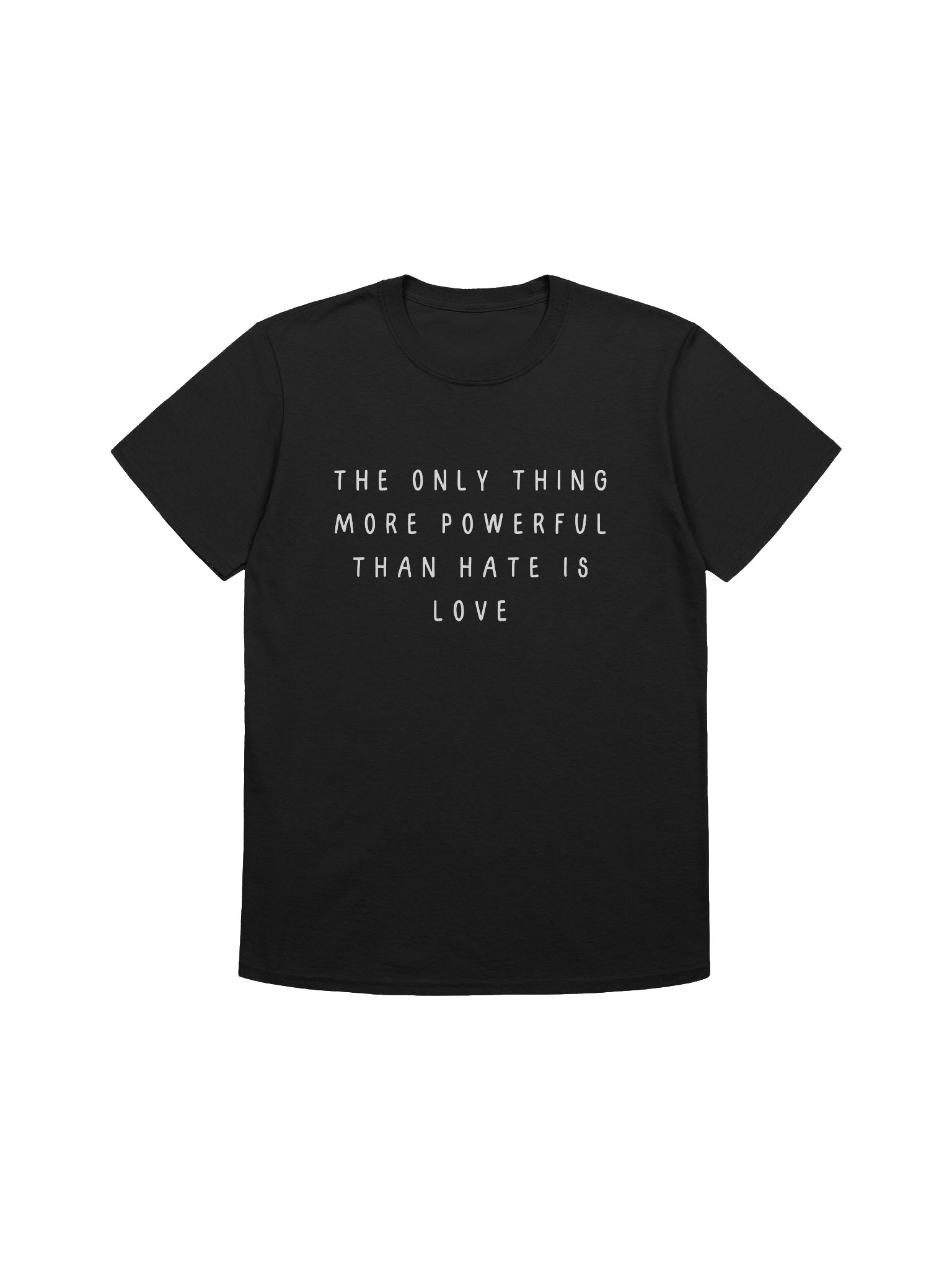 The only thing more powerful than hate is love Soft-style Tee product image (2)