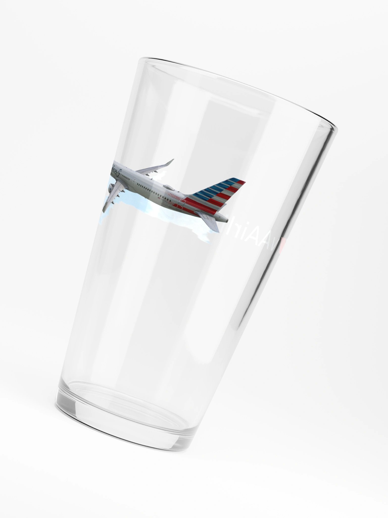 A321 5 Year Watercolor Pint Glass product image (6)