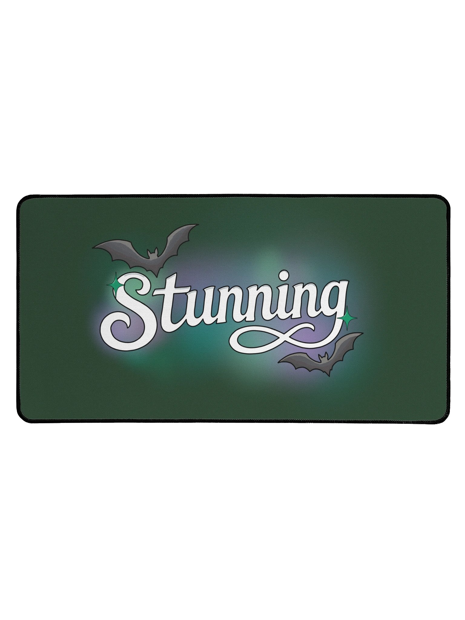 Stunning - White Desk Mat - Forest product image (1)