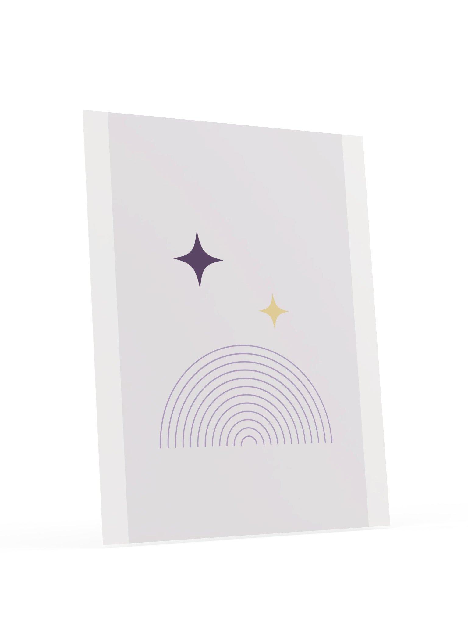 Purple Night Sky Star Print | Lavender Bathroom Wall Art product image (6)