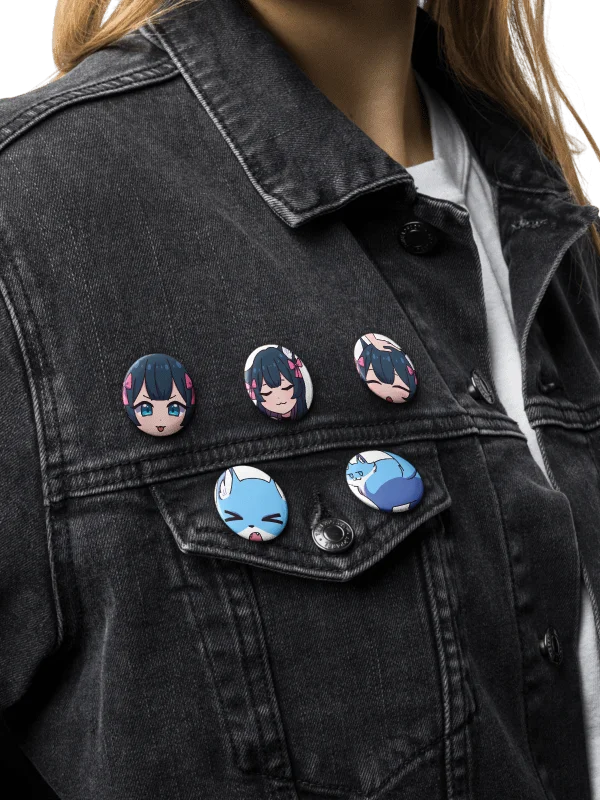 Blue Fox Badges - Pack 4 product image (4)