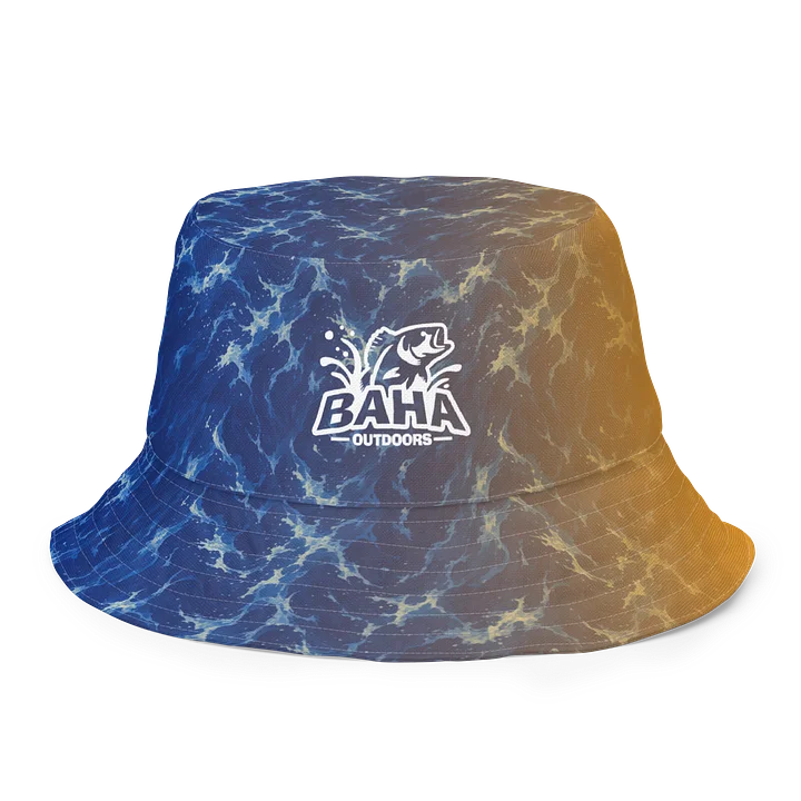 Wave Trace Colored Reversable Bucket Hat product image (2)