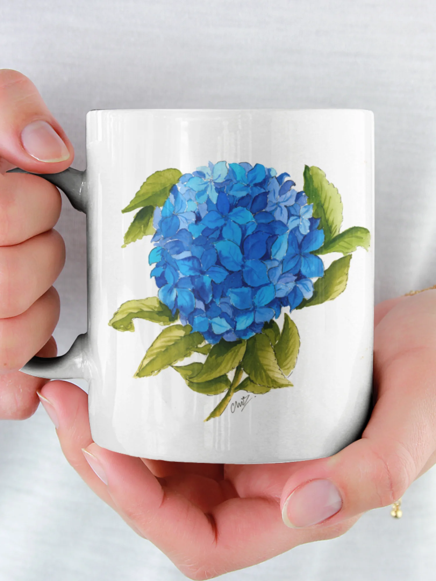 Hydrangea Coffee Mug 11oz product image (1)