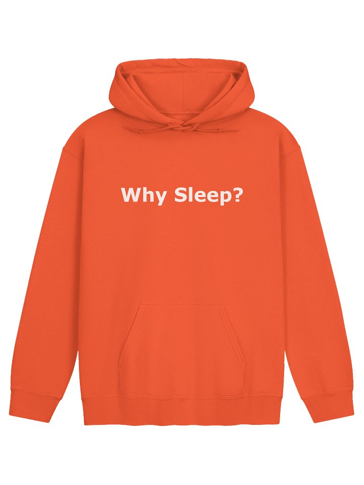 "Why Sleep?" Hoodie product image (1)