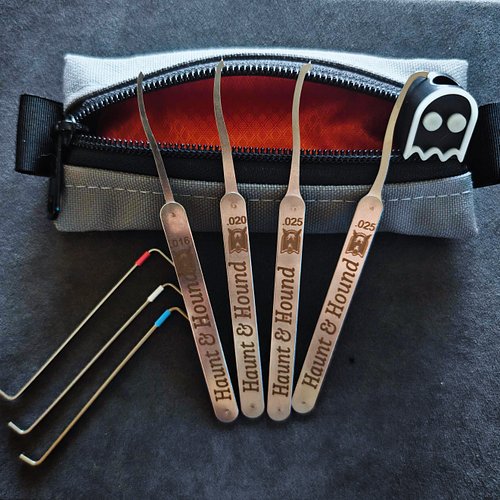Limited Edition Haunt & Hound Pick Set. Available now, link in bio #locksport #lockpicking #lockpicks #lockpick