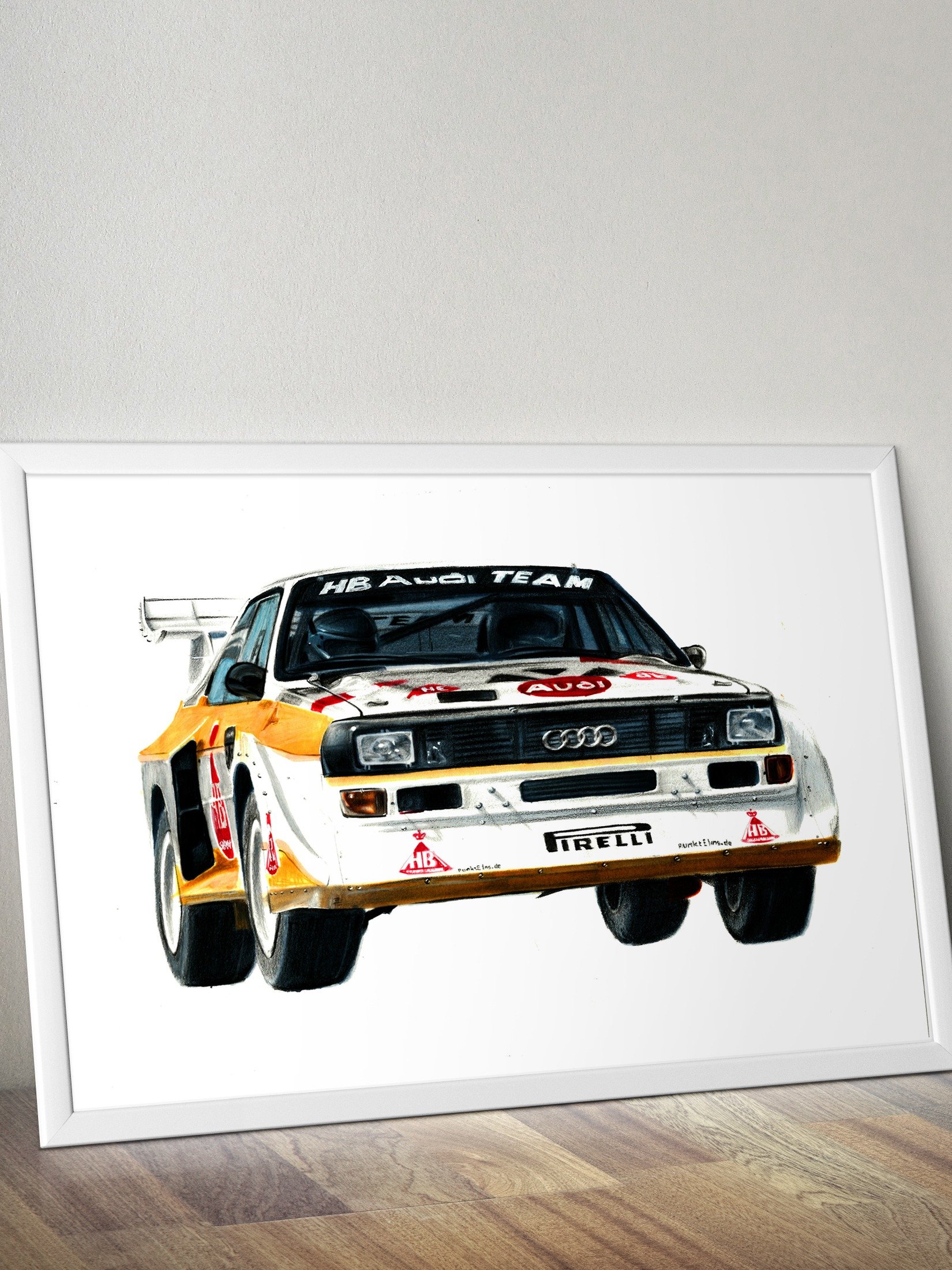 Group B Audi Quattro S1 - A3 Print product image (1)