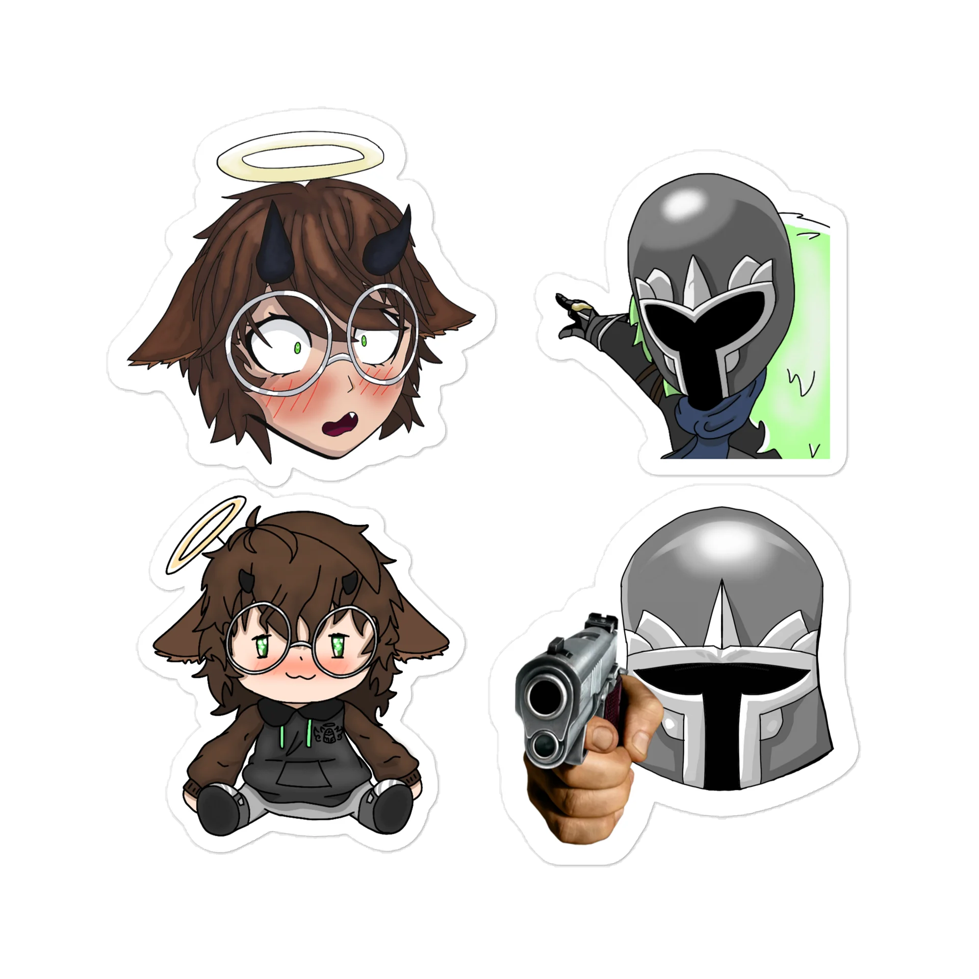 Anatu "The Roughcut" Hazos Sticker Set product image (1)