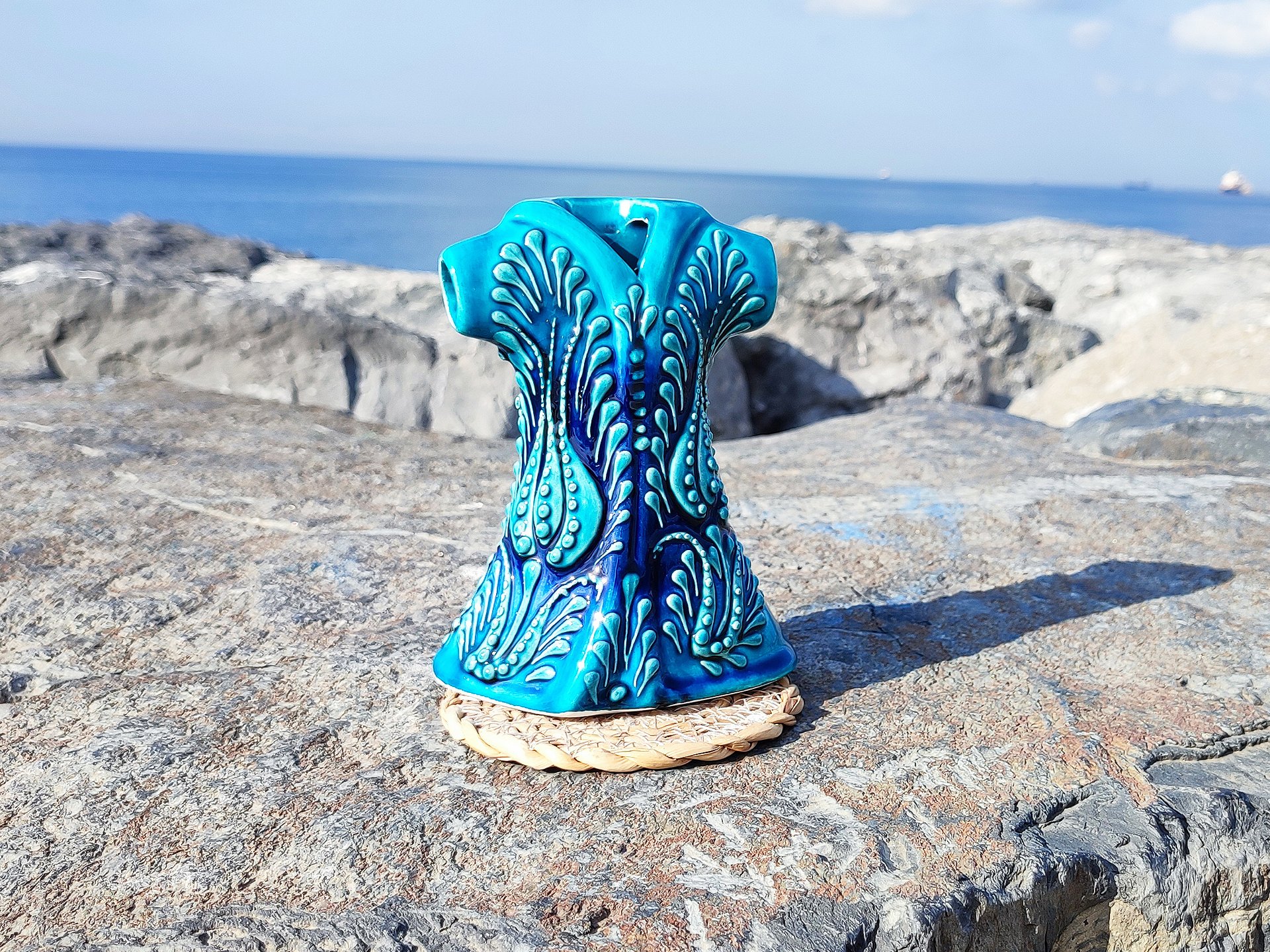 Handmade Home Ceramic Decor, Turkish Kaftan – Unique Artisanal Accent Piece product image (4)