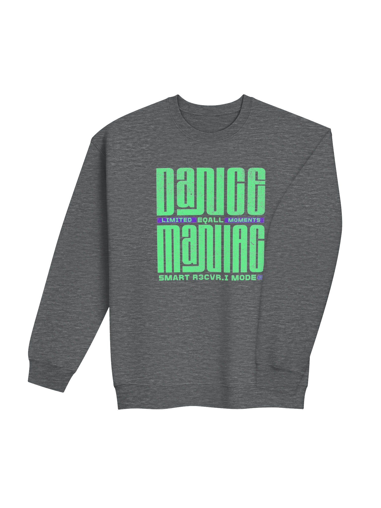 Limited DANCE Maniac Moments Crewneck Gildan Sweatshirt_R3CVR.i mode by EQALL® Essentials_Green product image (4)
