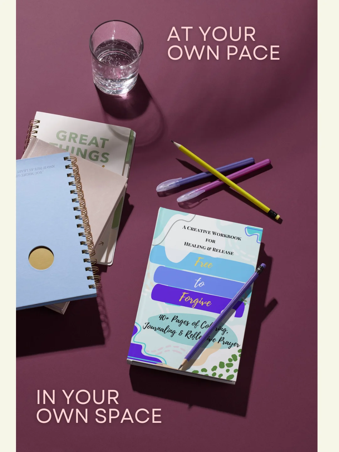 Free to Forgive - DIGITAL 40+ Coloring Pages to Heal, Release, and Renew product image (8)