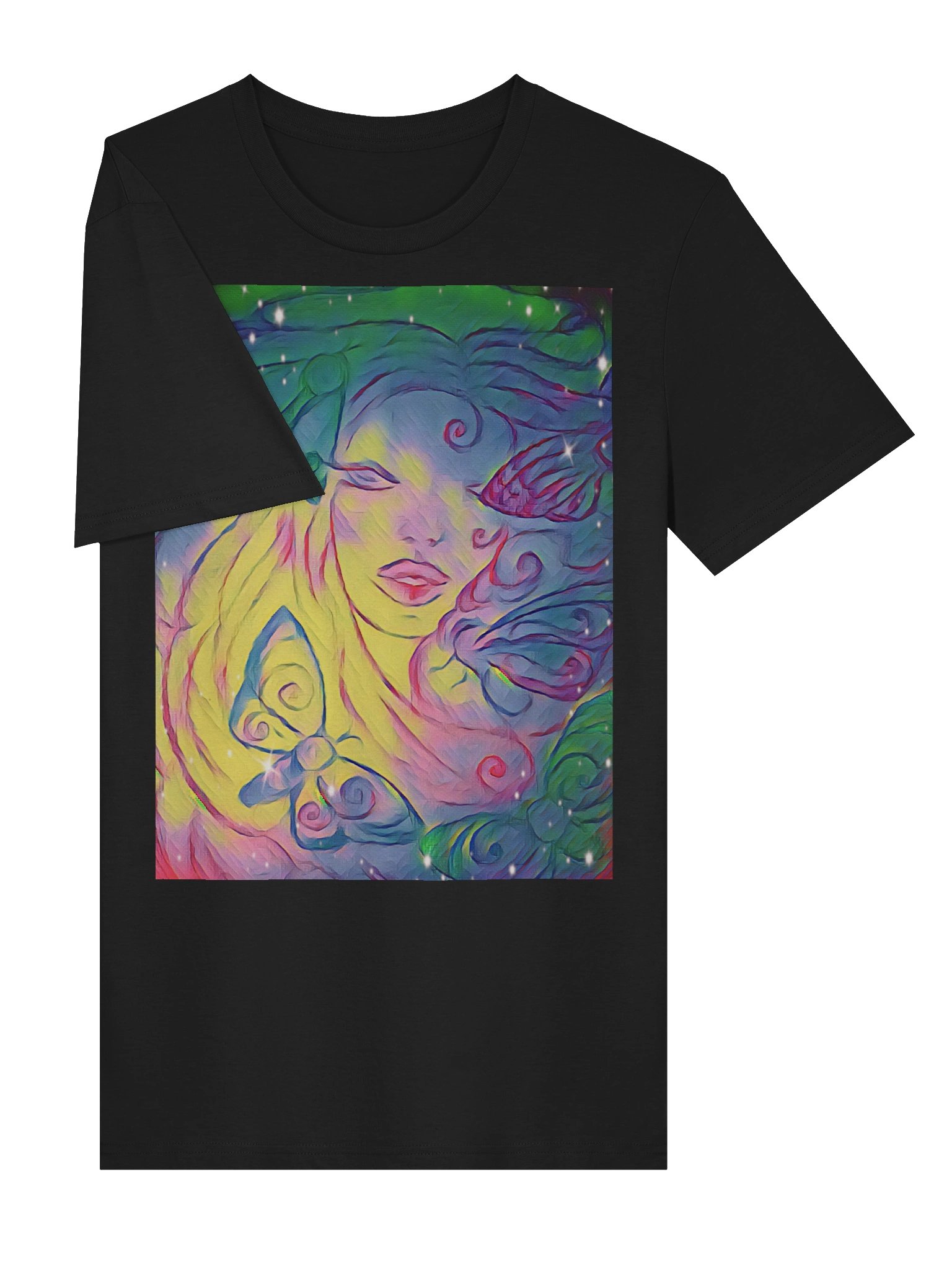 Aleia Radiant Rainbow Moth Organic Lightweight Tee product image (3)