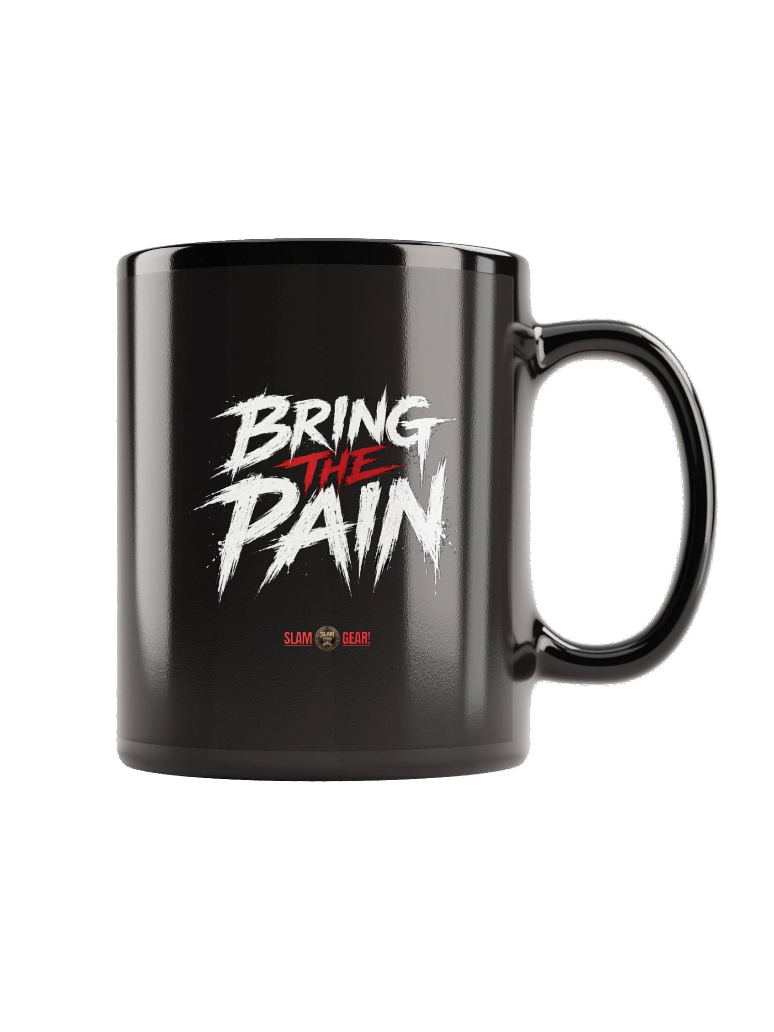 Bring the Pain Black Glossy Mug product image (2)