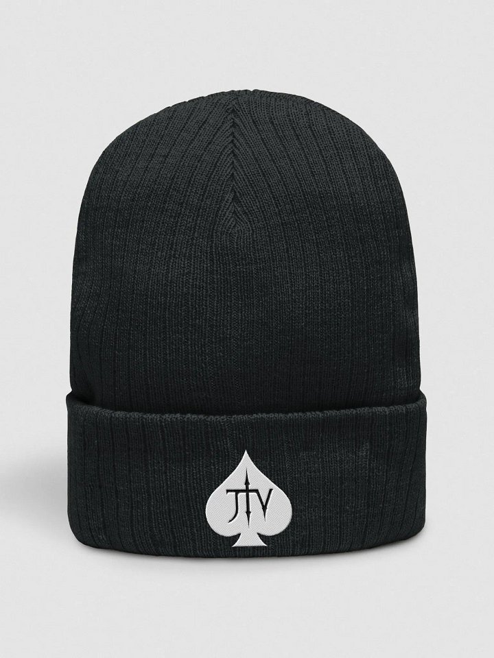 JTV Spade Logo Ribbed Beanie product image (1)