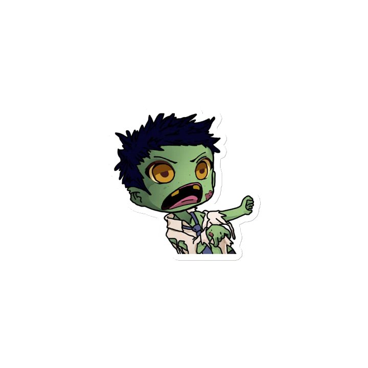 Chibi Zombie Die-Cut Magnets product image (1)