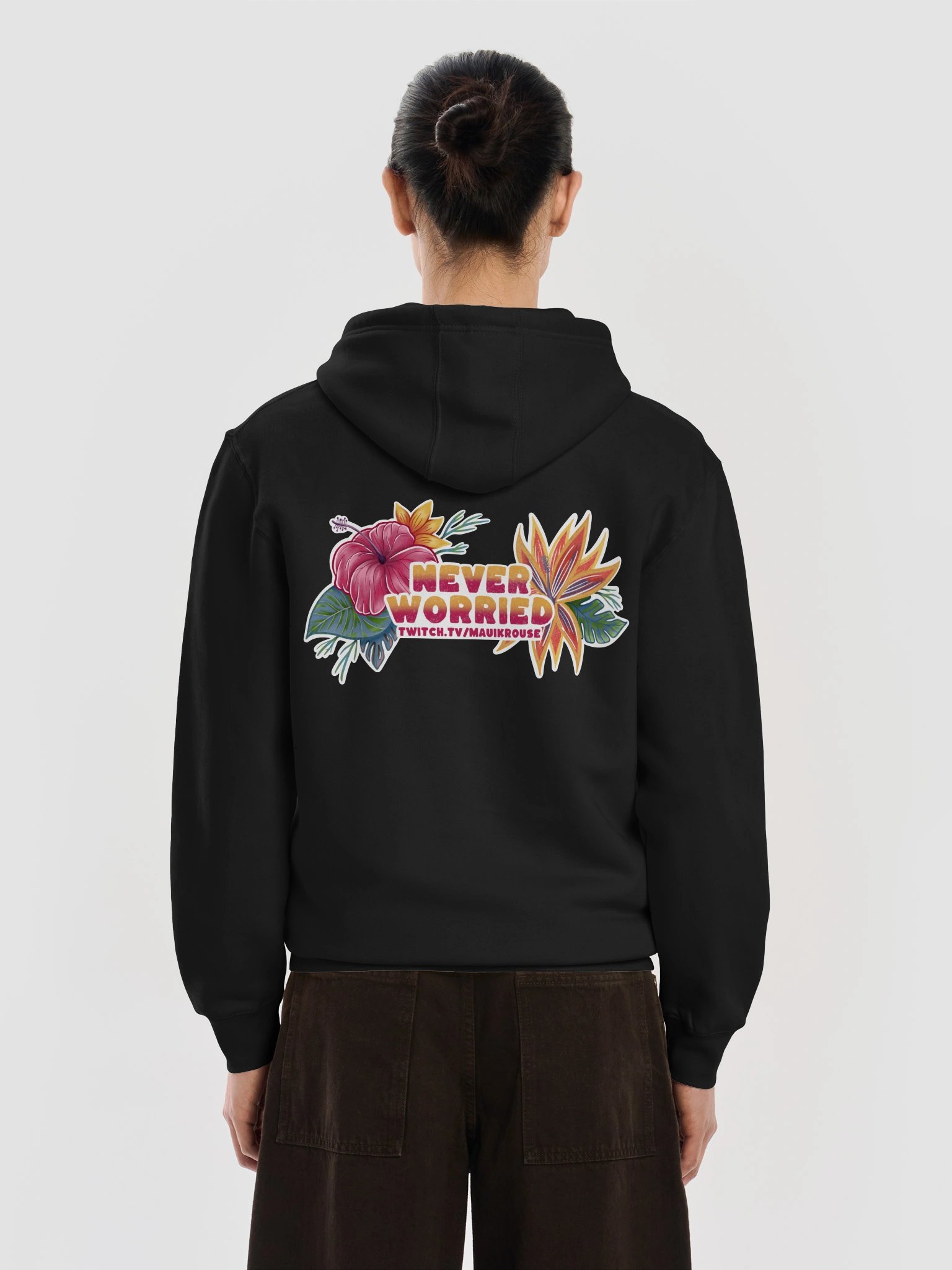 Never Worried Zipper Hoodie Swag product image (56)