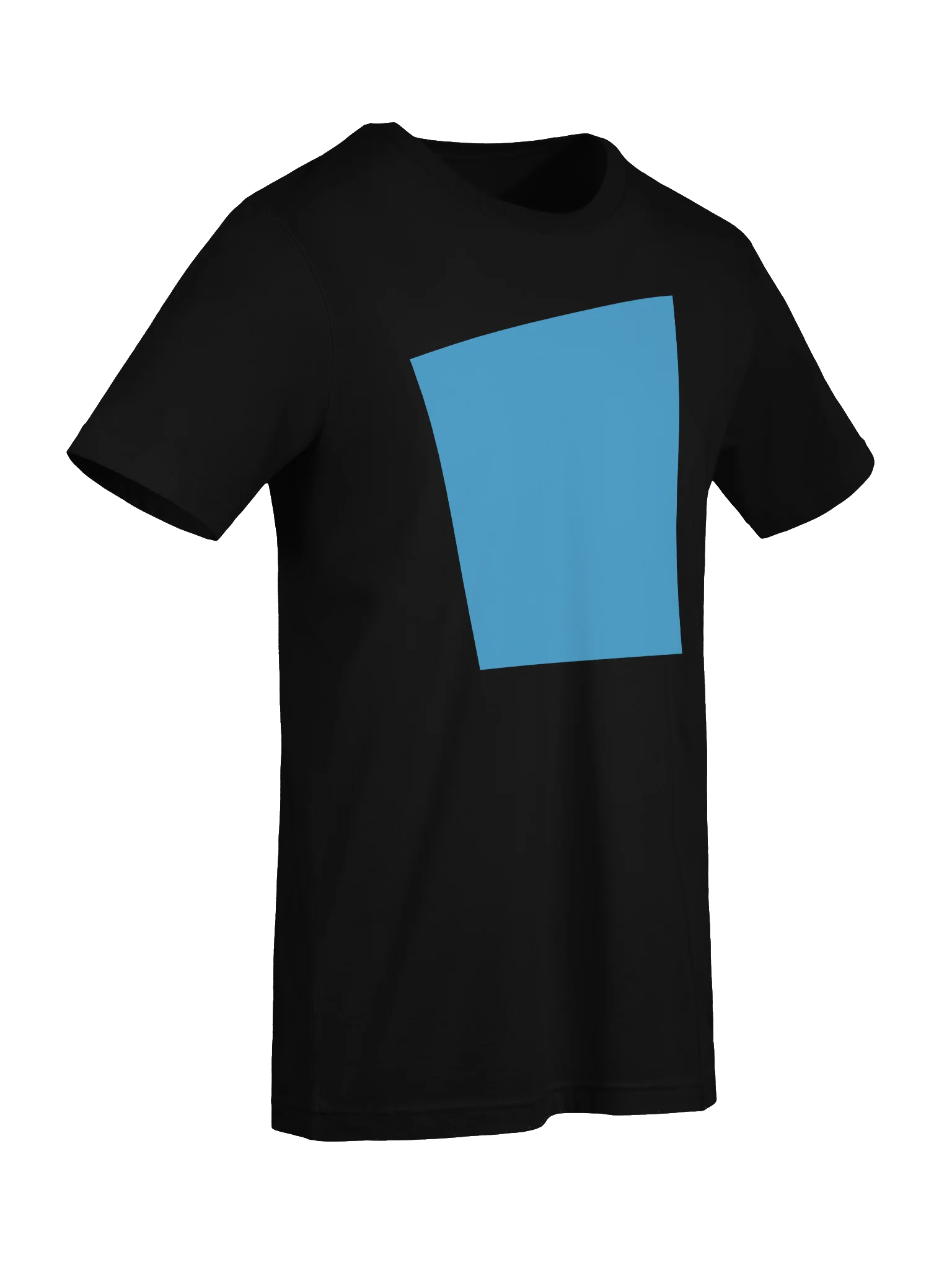 Blue word t-shirt product image (7)