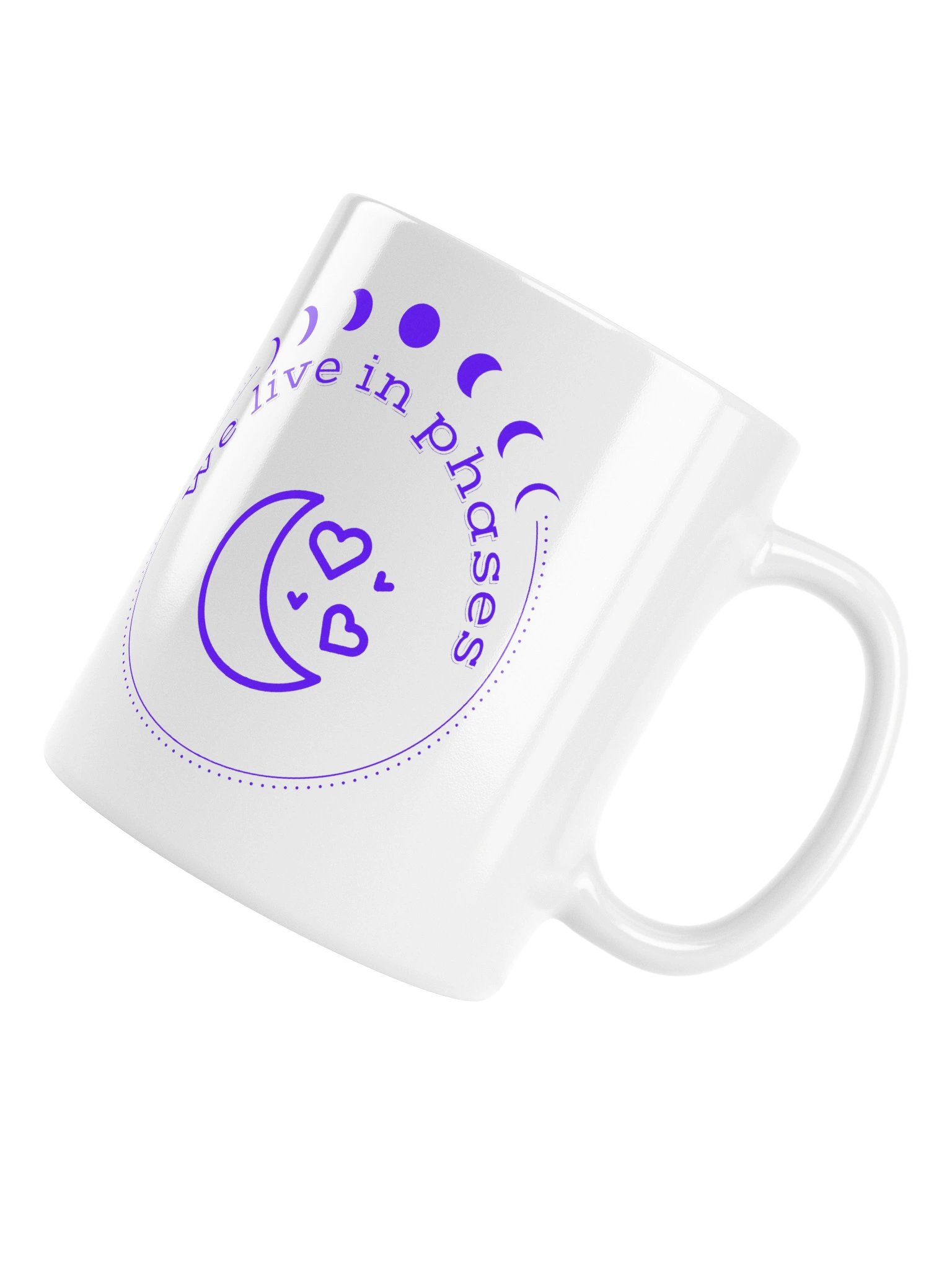Like the Moon We Live in Phases Mug | Celestial Moon Phase Coffee Mug product image (6)