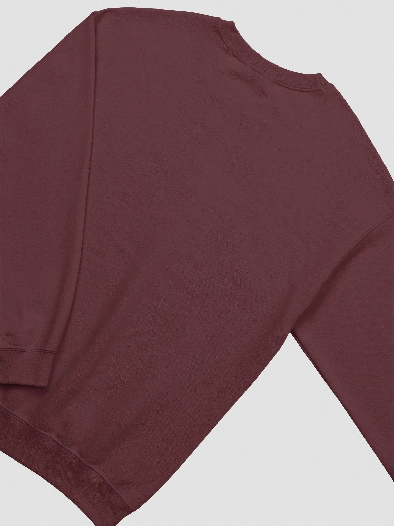 Bubbly and a B*tch embroidered crewneck (monochrome maroon) product image (3)