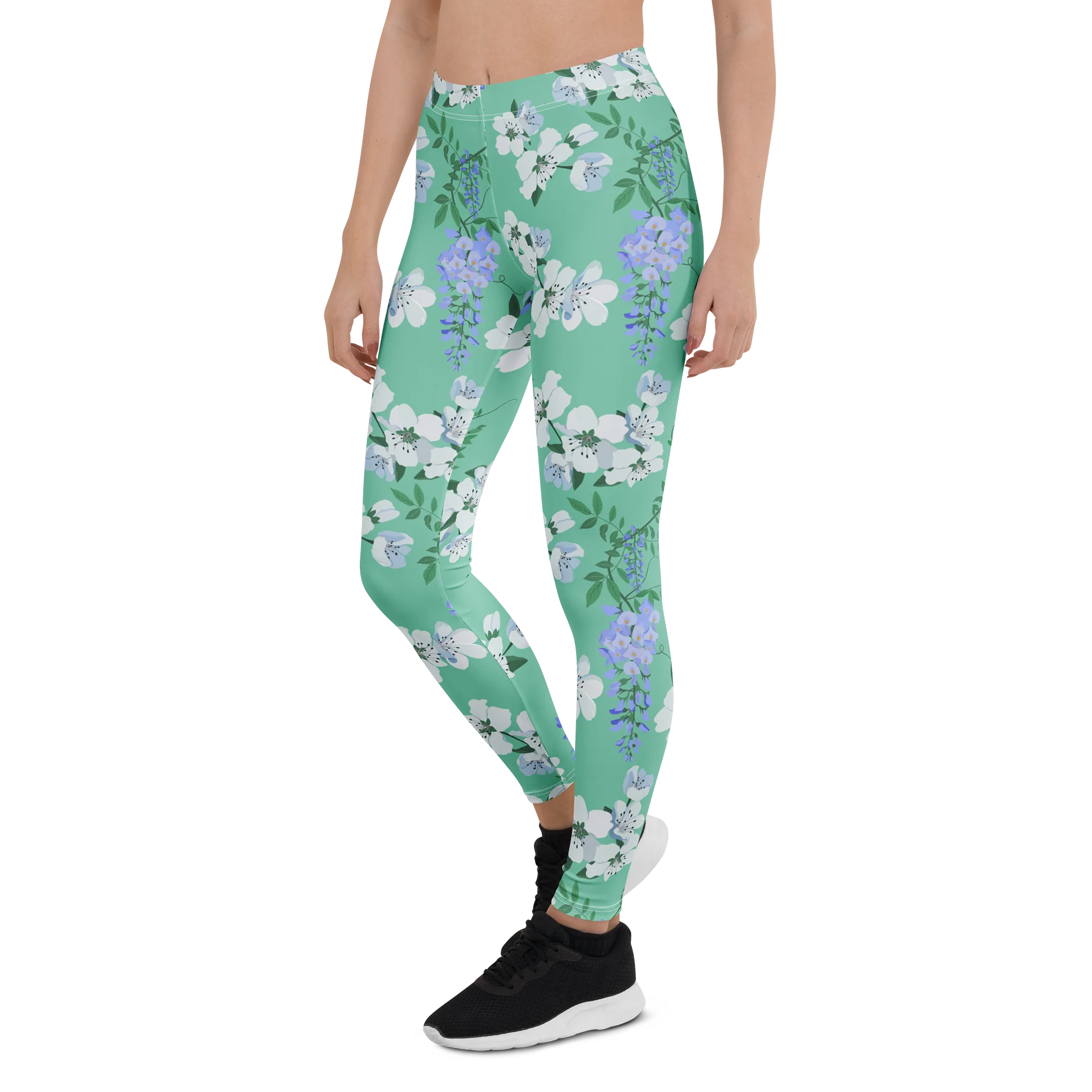 Cherry Blossom Flowers Leggings for Active Wear product image (3)