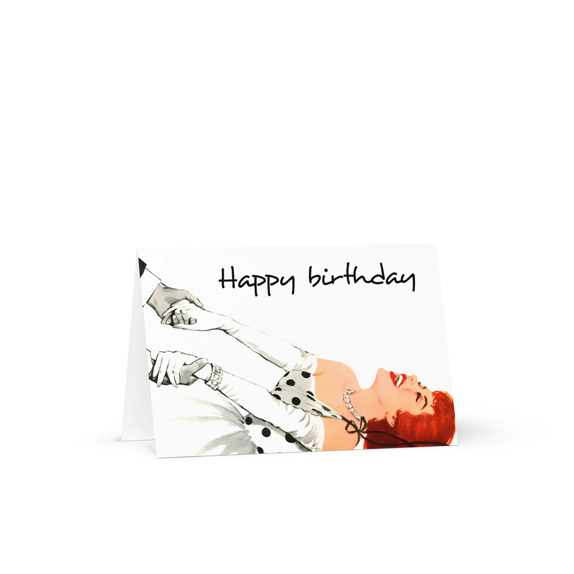 1950s Retro Glamor Birthday Card product image (2)