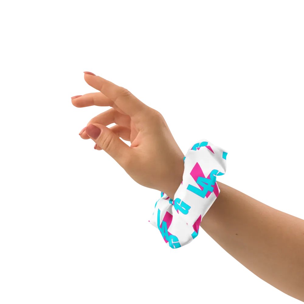 LAG Scrunchie with Bow (White) product image (1)