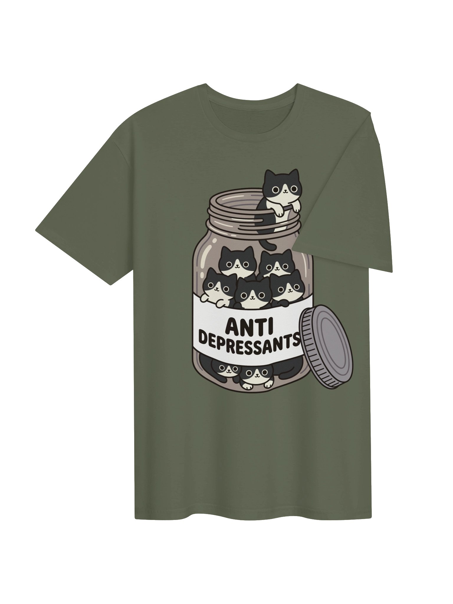 Anti Depressants Tuxedo Cat Tee product image (15)