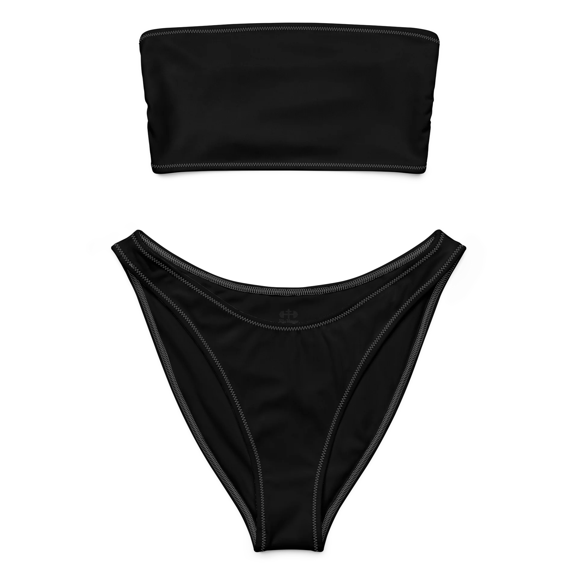 His House Womens Bandeau Bikini Set - Black product image (3)