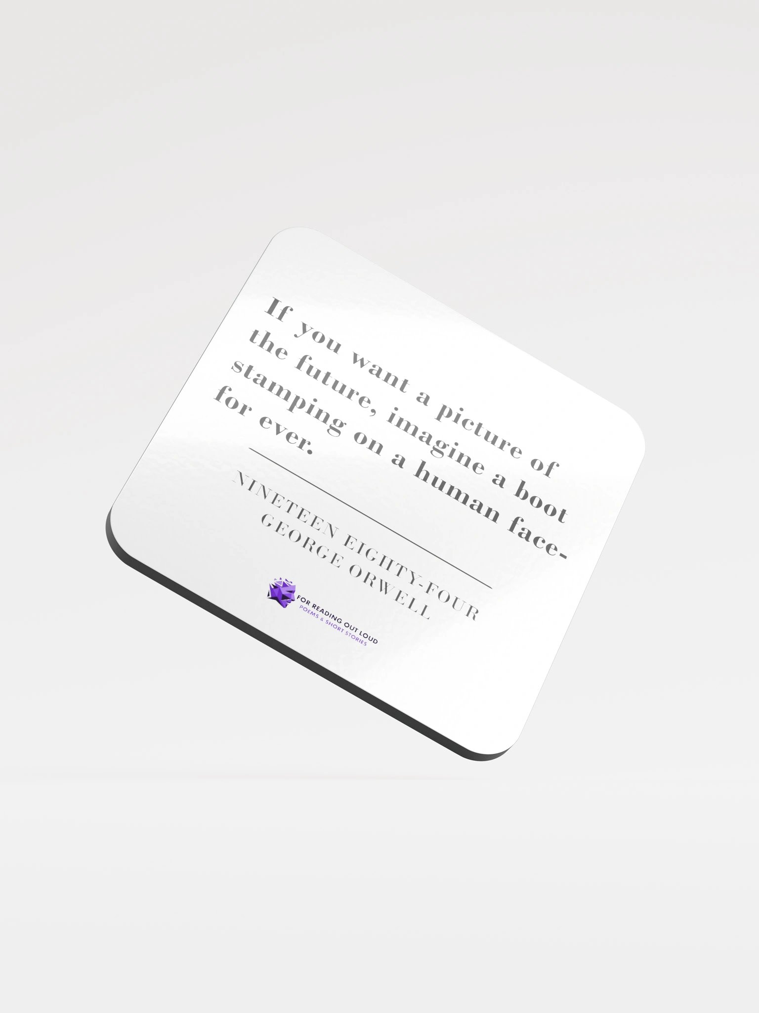 Nineteen Eighty-Four (George Orwell) Quote Coaster product image (1)