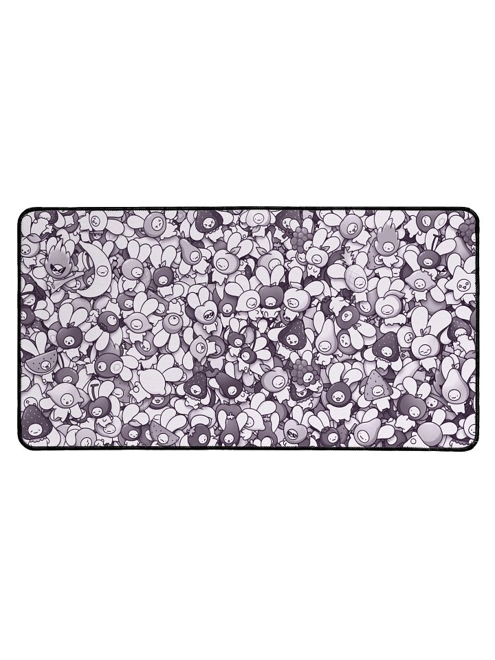 Fruitling Only Desk Mat - Greyscale product image (1)