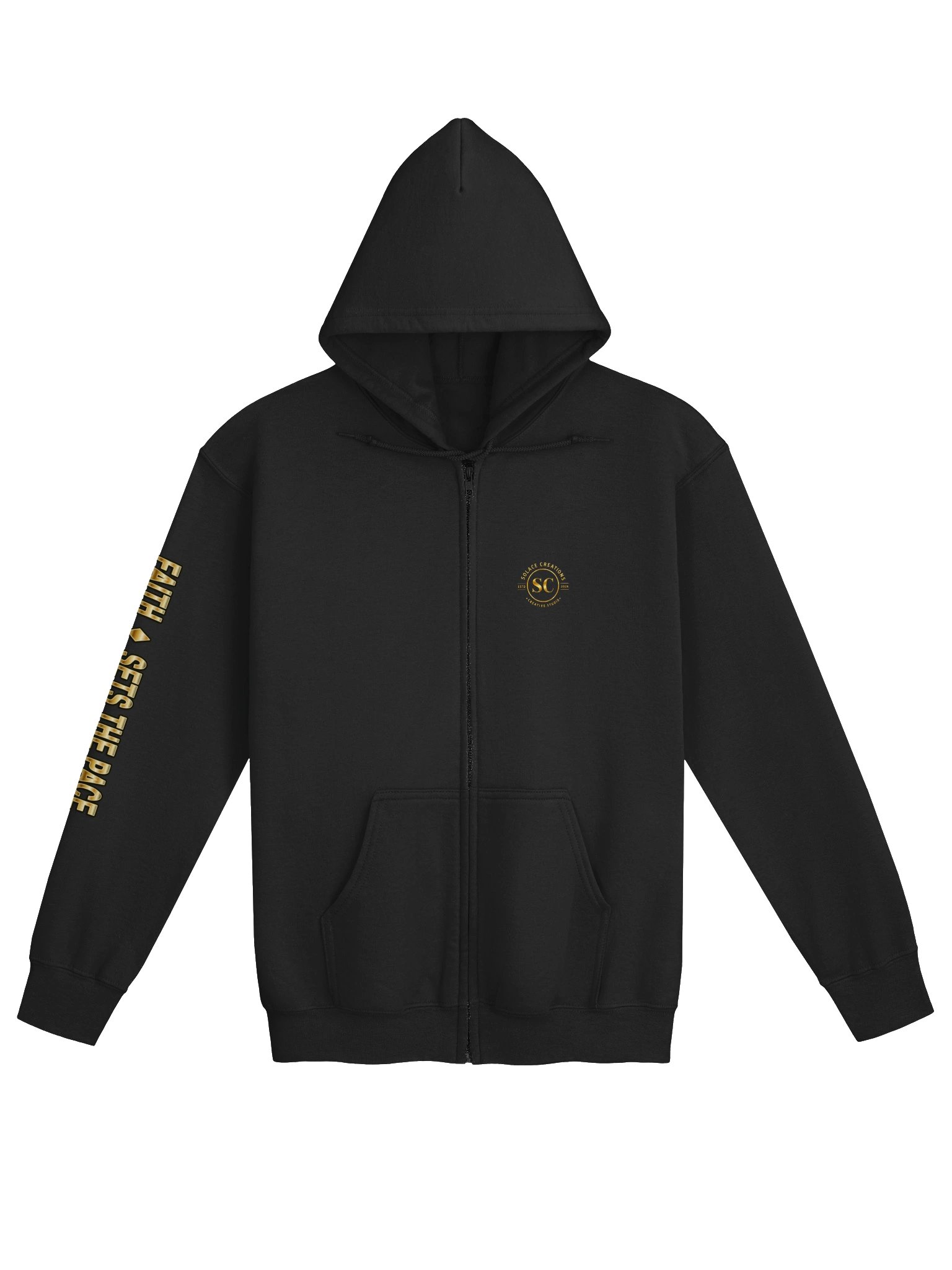 Faith Sets the Pace Zip-Up Hoodie product image (1)
