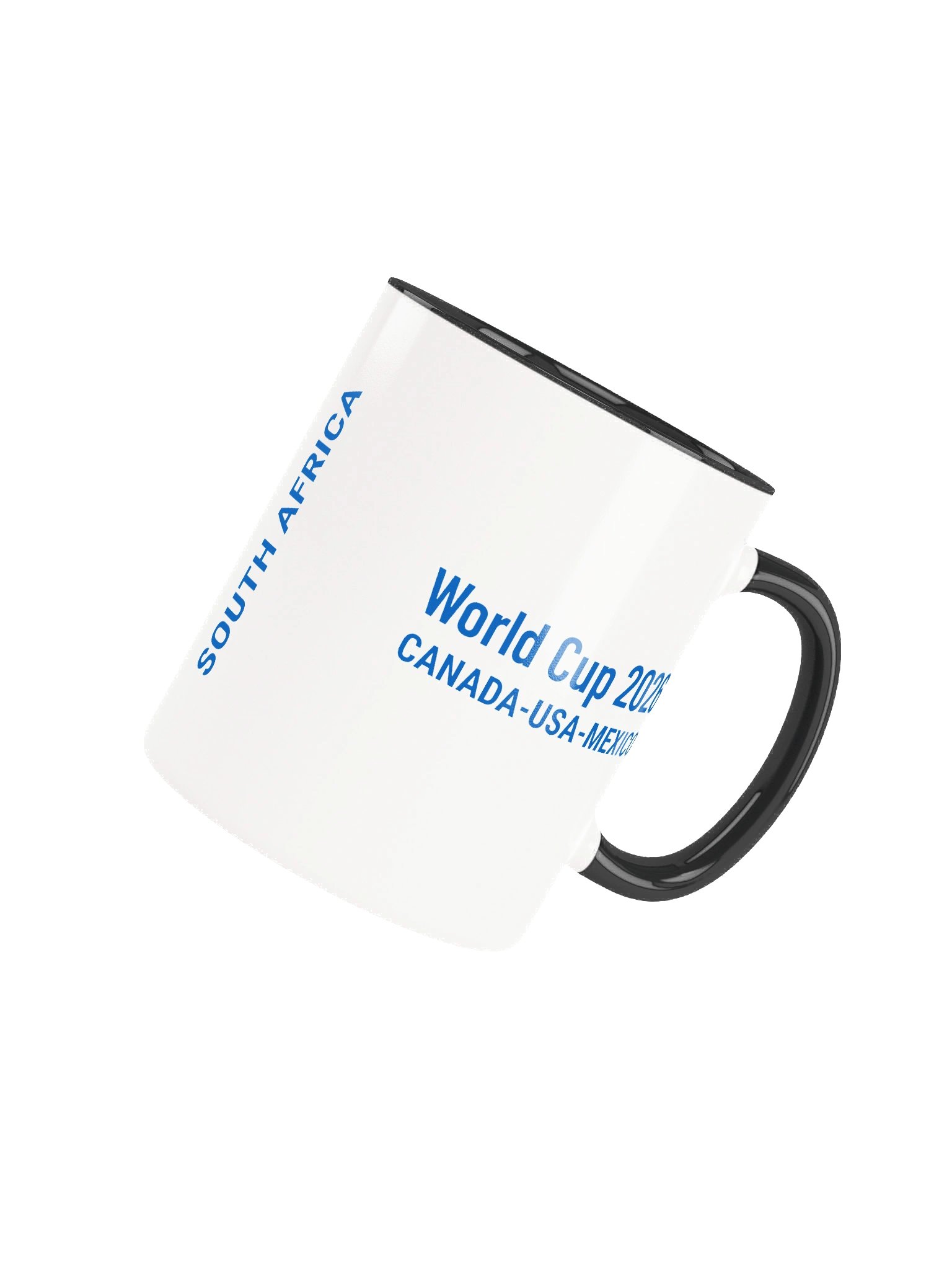 South Africa 2026 World Cup Flag Mug - South Africa Soccer Fan Coffee Cup - Premium Two-Tone Ceramic Mug product image (4)