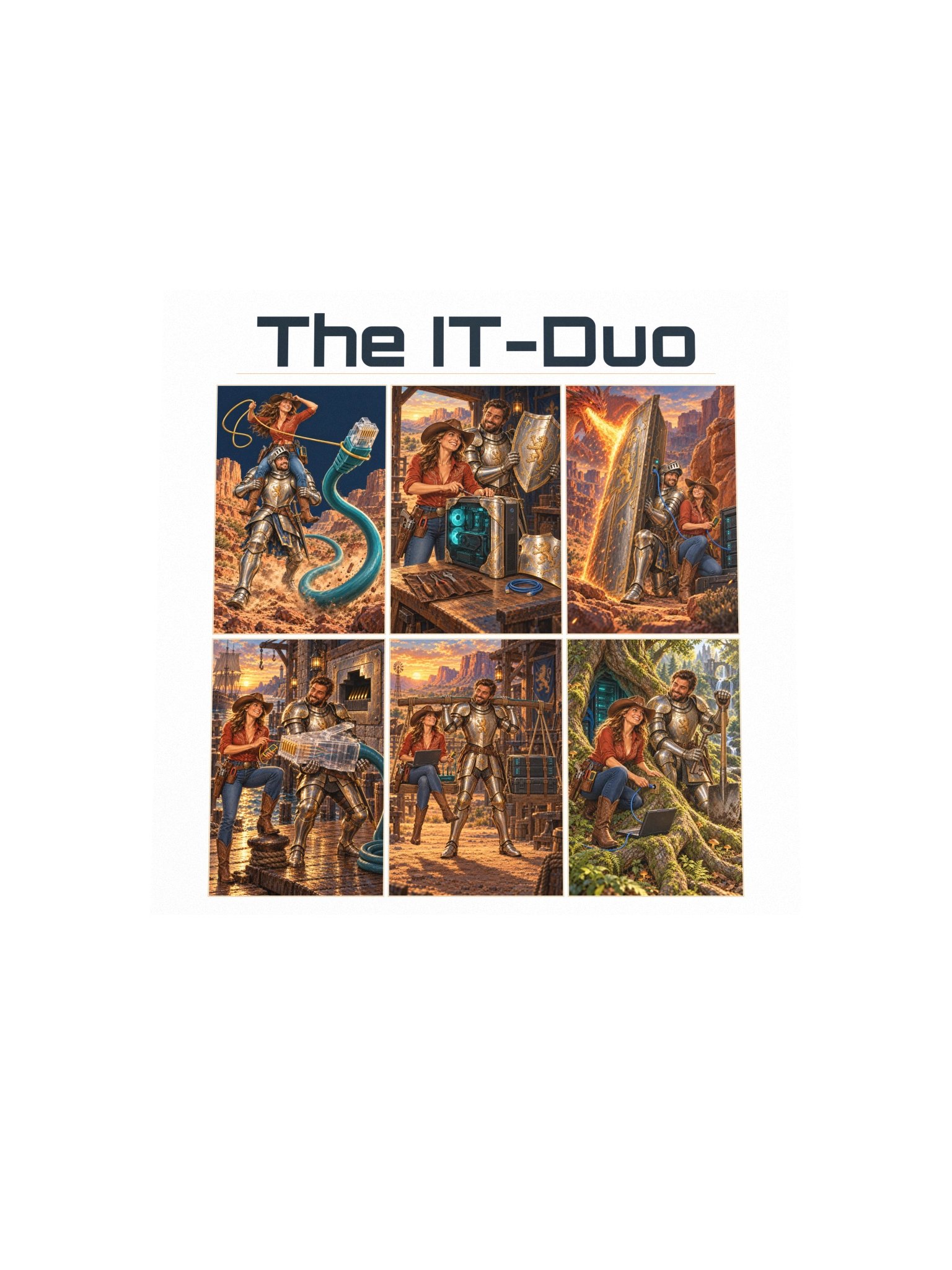 PATB The IT-Duo Collector Grid Matte Poster product image (4)