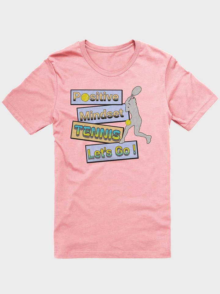Positive Mindset Tennis Motivation Tee product image (1)