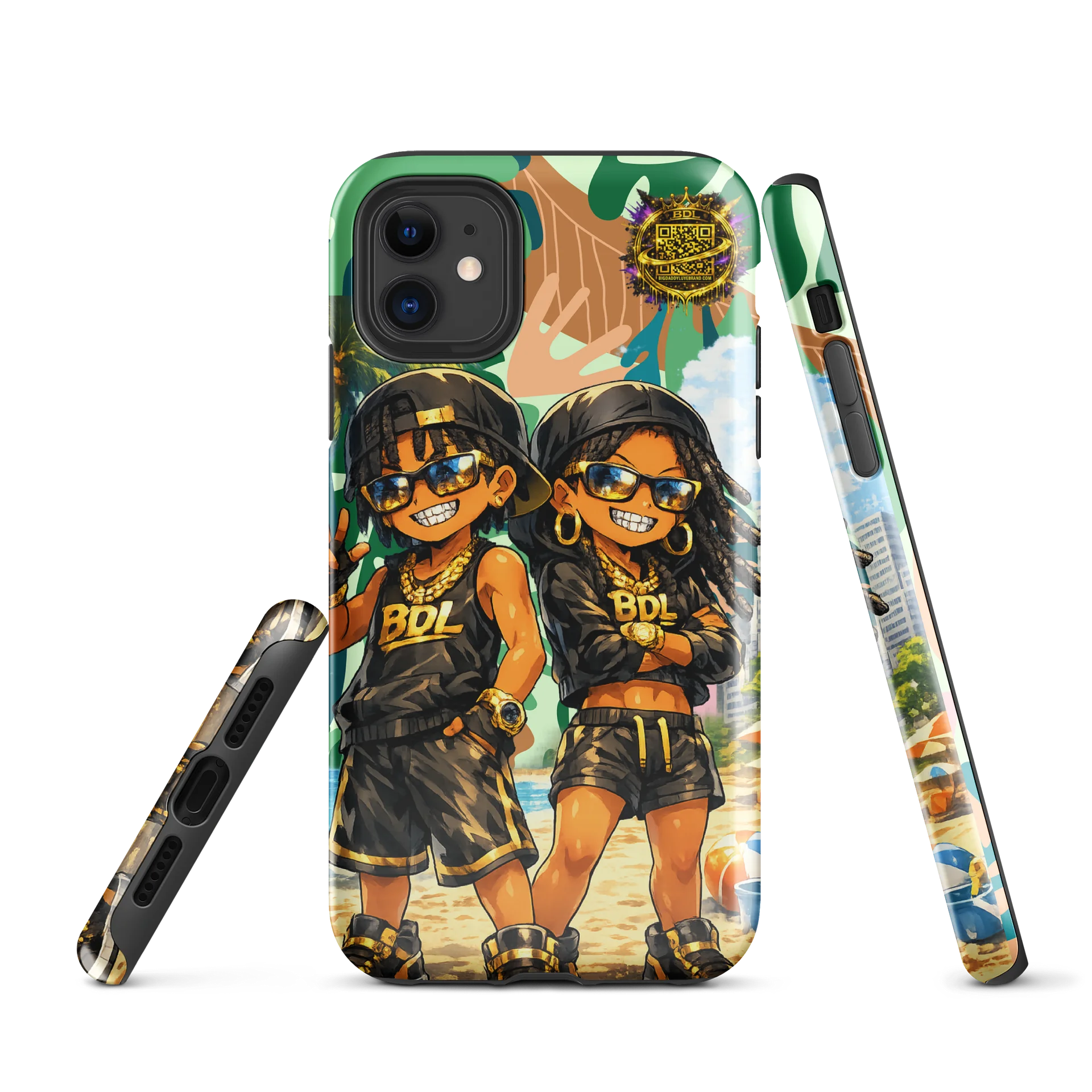 Tropical Luxe Duo Tough iPhone Case product image (1)