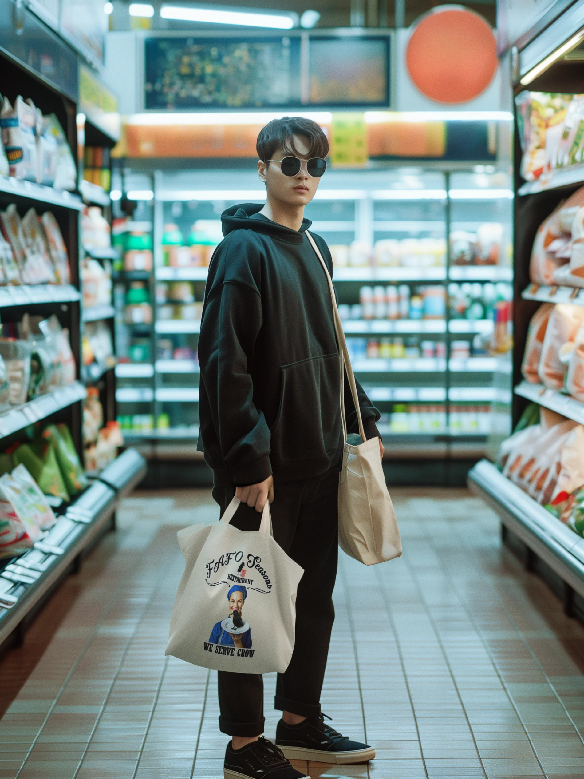 FAFO Seasons Restaurant Tote Bag - Funny Political FAFO Canvas Bag product image (2)