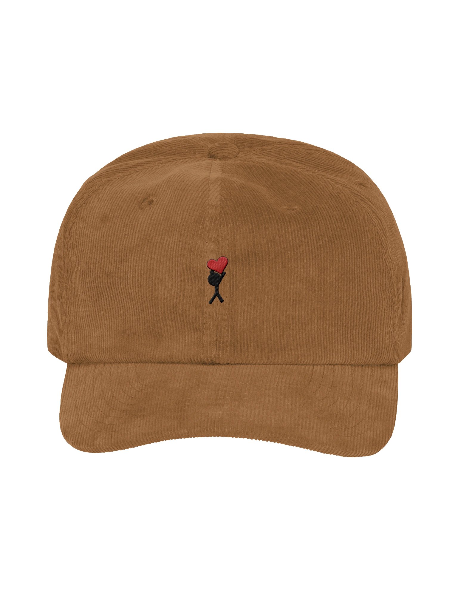 Embroidered Corduroy Cap with Heart // The Classy Edition product image (1)