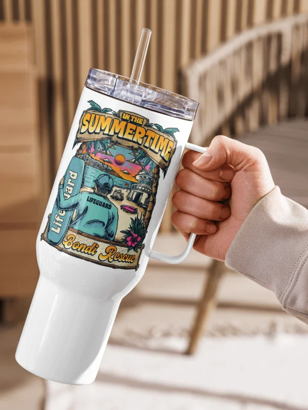 "In The Summertime" Travel Mug (40oz/1L) product image (1)