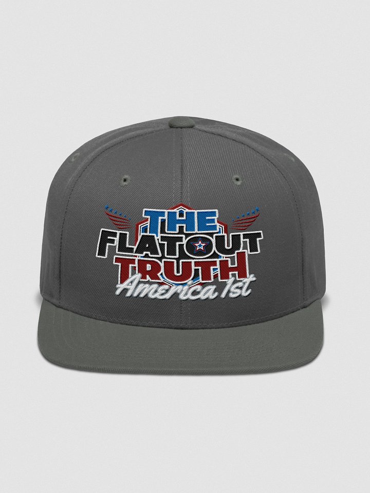 TFOT Embroidered Bold America 1st Flat Snapback Hat product image (8)