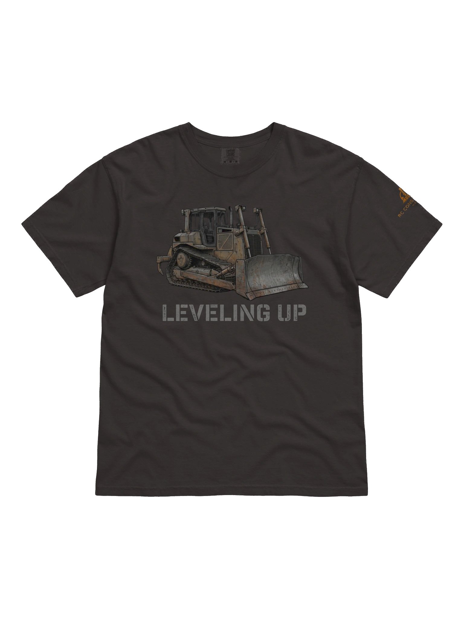 Leveling Up Bulldozer Heavyweight Tee product image (5)