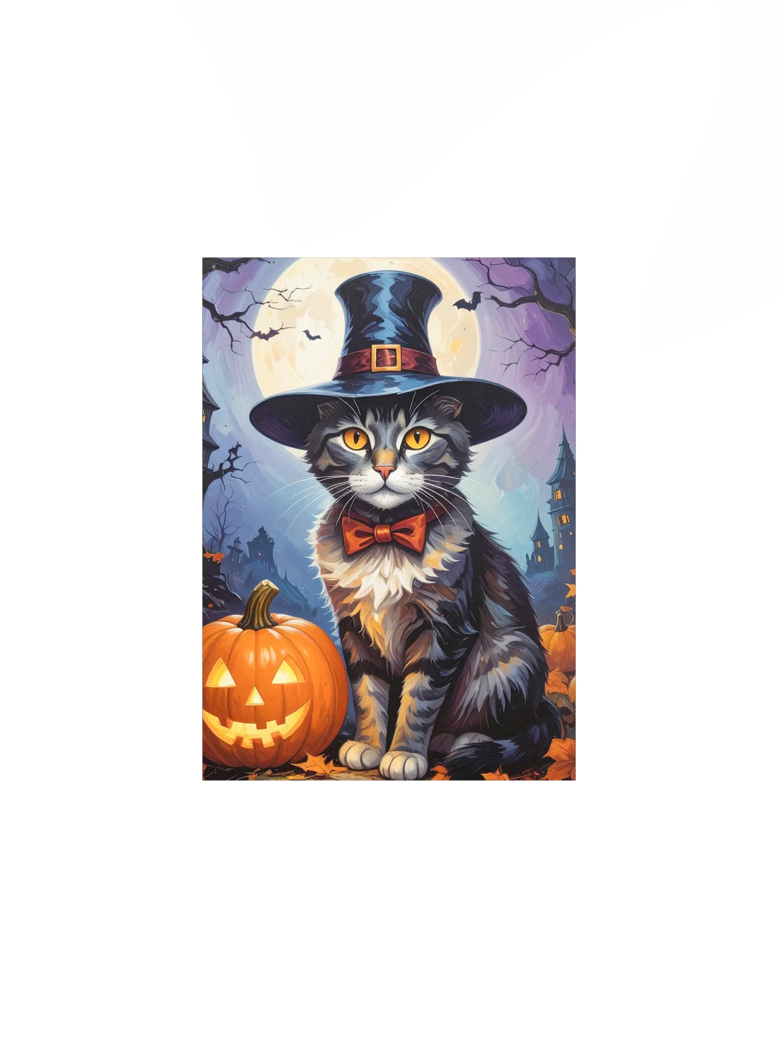 Halloween Cat with Pumpkin product image (3)